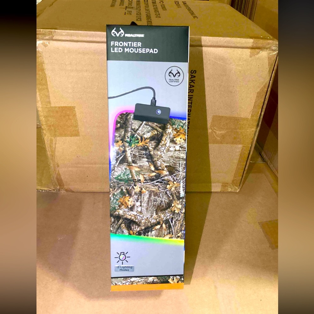 REALTREE Frontier LED Mousepad with a Camo Design NIP